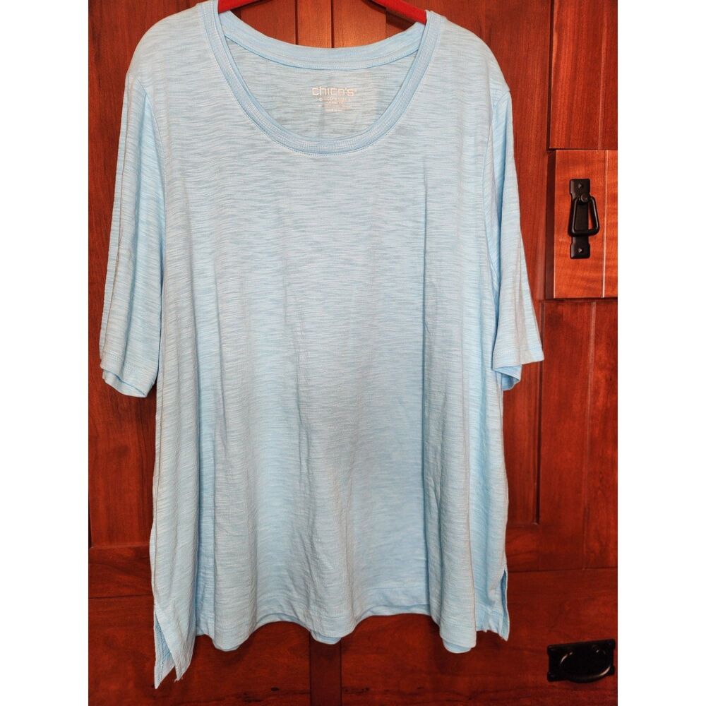 3 Pack of T-Shirts by Chico's & D&Co. Black, Blue, and Off-White Womens Size 2XL - Picture 3 of 13